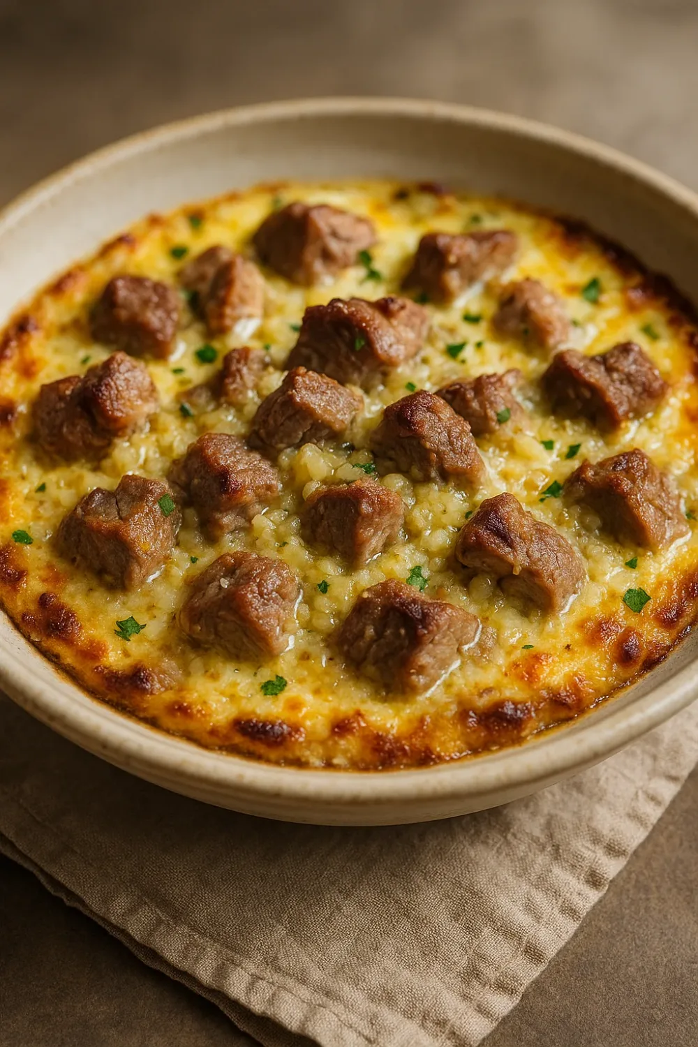 Delicious Baked Lamb with Yogurt Sauce - Authentic Albanian Recipe — dinner recipe, beautifully plated and ready to serve