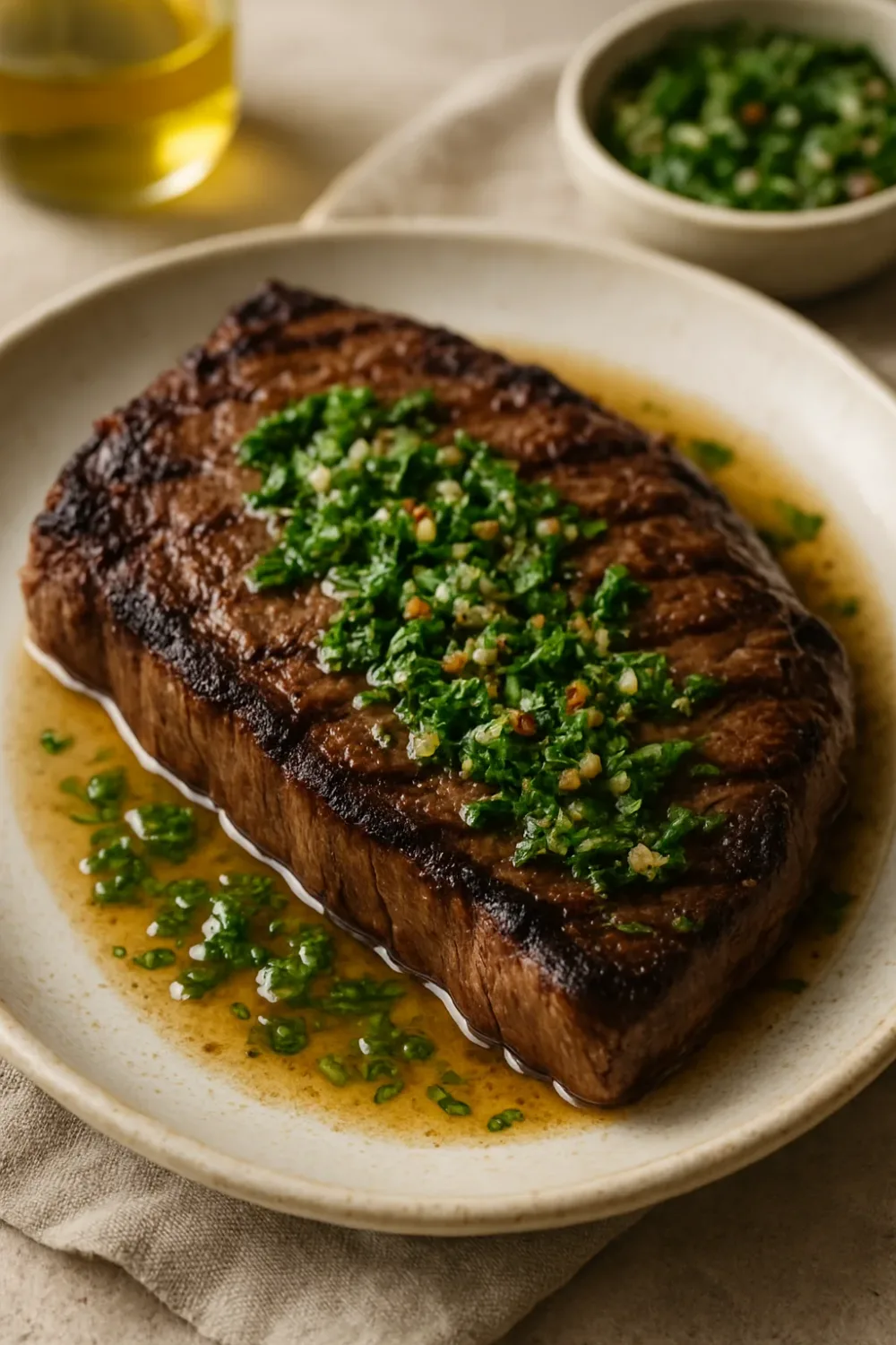 Easy Argentinian Steak Marinade with Garlic and Herbs — dinner recipe, beautifully plated and ready to serve
