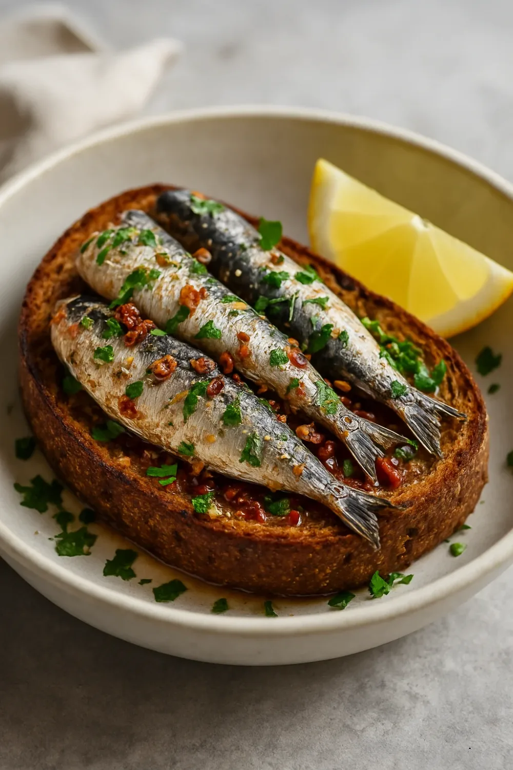 Easy Sardine Toast with Chili Crisp for a Flavorful Dinner — dinner recipe, beautifully plated and ready to serve