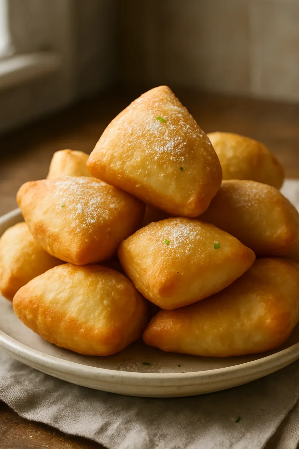 Fluffy Kazakh Baursak – Soft Fried Bread Recipe — dinner recipe, beautifully plated and ready to serve