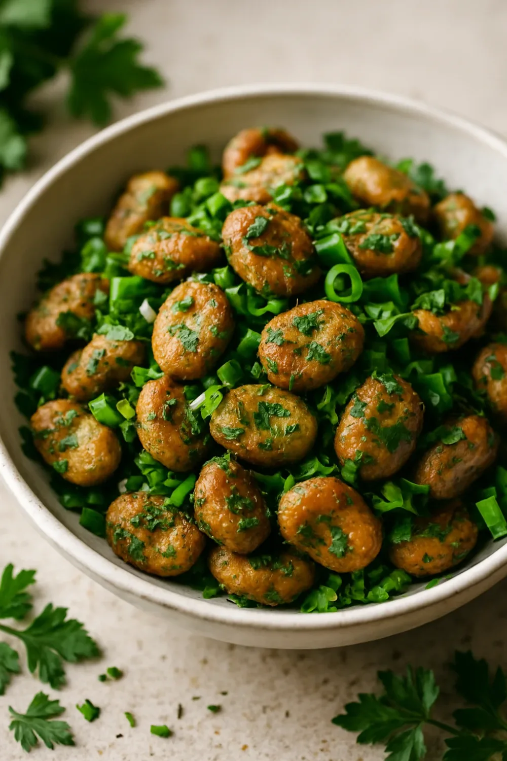 Herbaceous Fava Beans Fried to Crispy Perfection — vegetarian recipe, beautifully plated and ready to serve